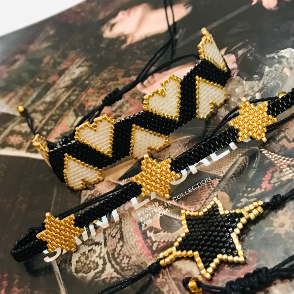 Handmade Set of Beads Bracelet - Picture 4 of 8